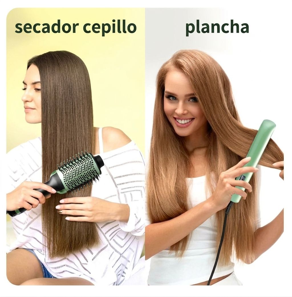 TRANSFORMA TU LOOK HOY: COMBO PREMIER 2 EN 1 (SECADO + ALISADO)🔥