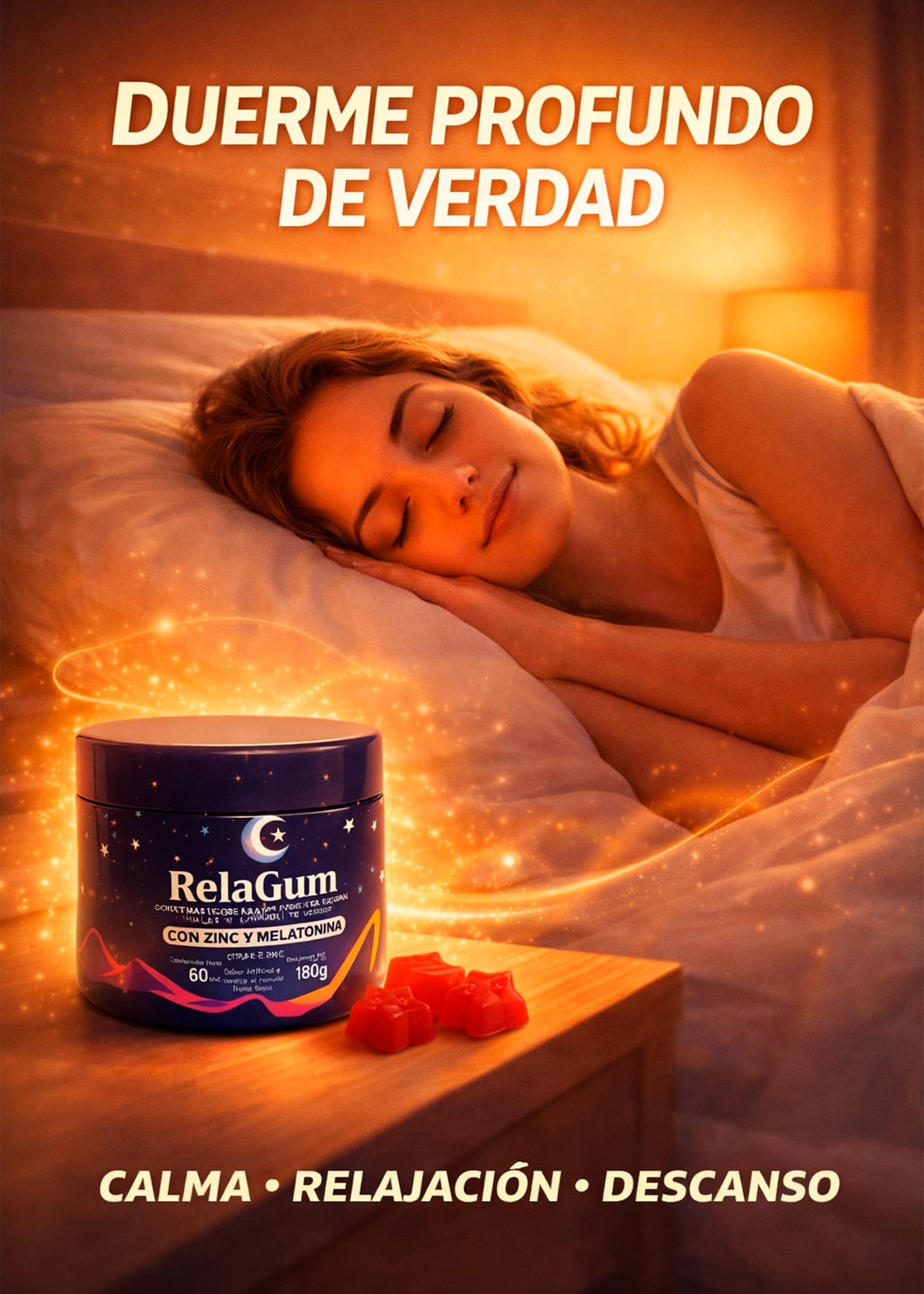 🌙 RELAGUM: Duerme profundo desde la primera semana o notarás la diferencia
