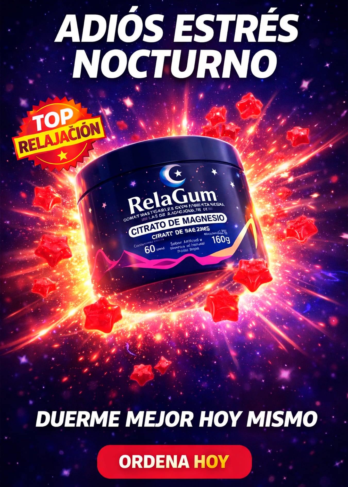 🌙 RELAGUM: Duerme profundo desde la primera semana o notarás la diferencia